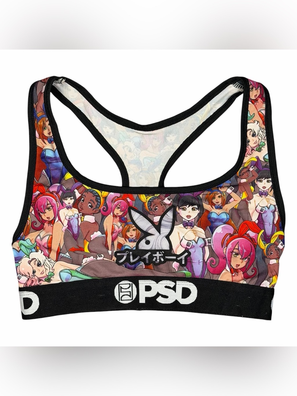NWT PSD X Playboy Cyber Bunnies Sports Bra